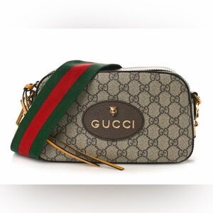 Gucci Beige and Brown Crossbody Bag